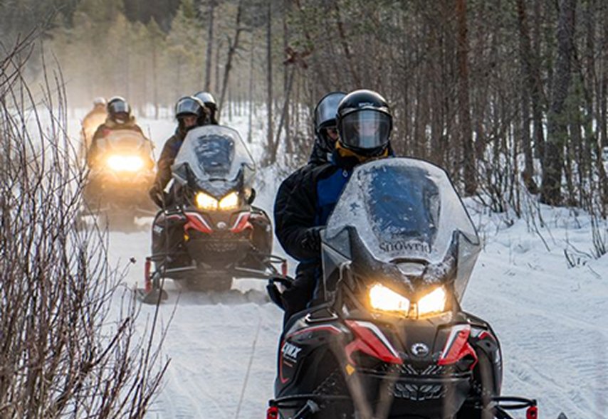 Snowmobile 1 Hour Tour-3